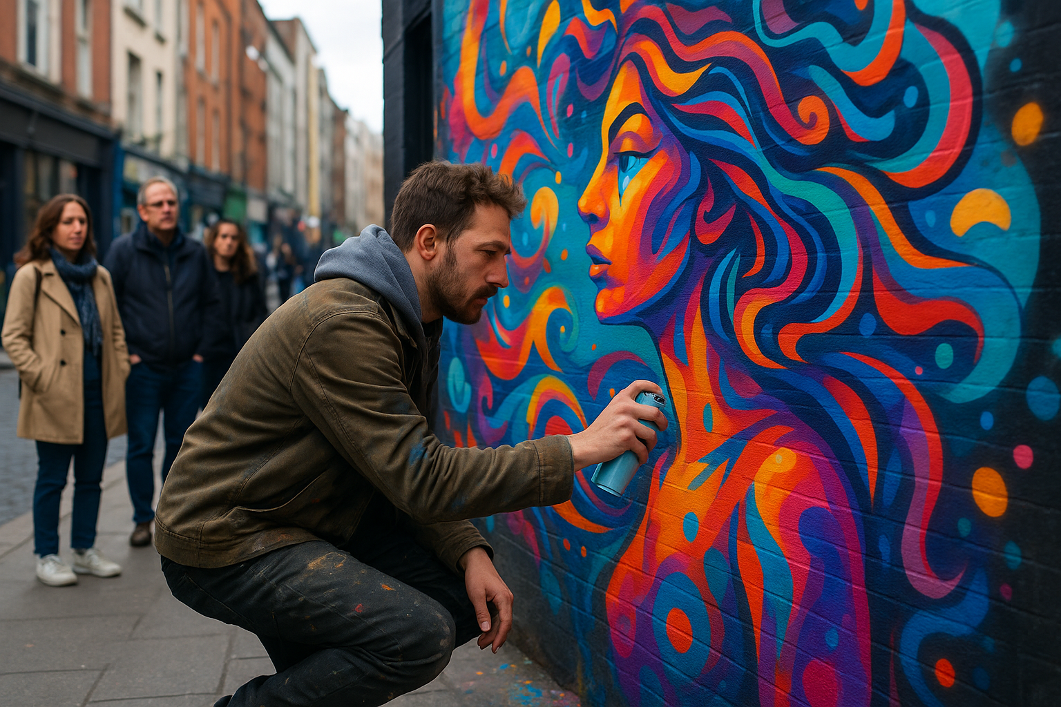 Street art performance