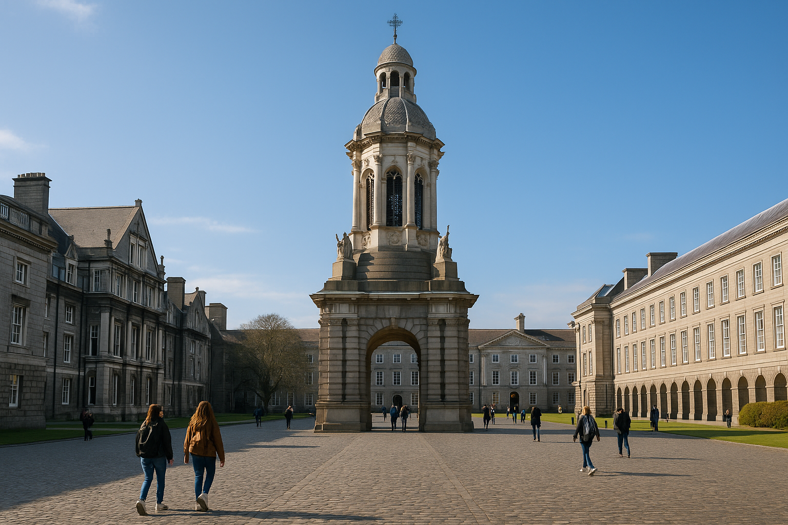 Historic Trinity College in Dublin