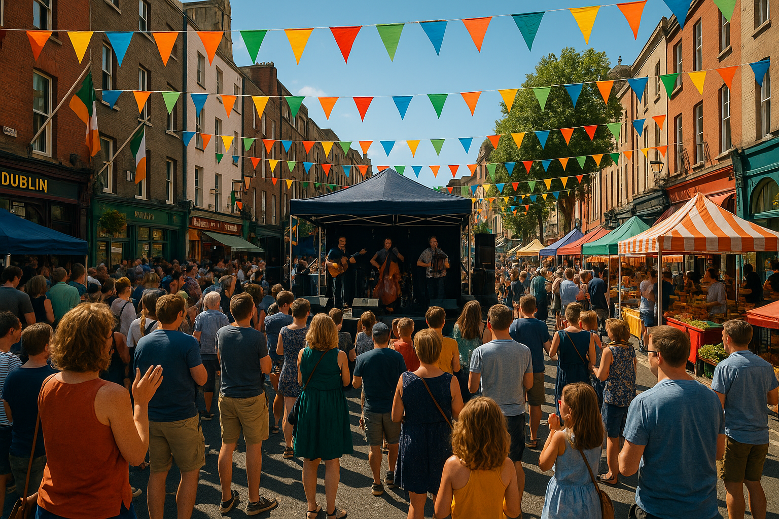 Festival activities in Dublin