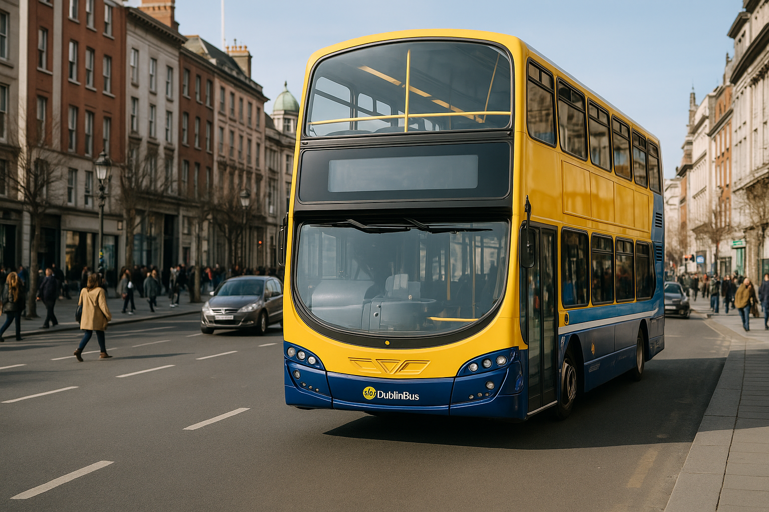Dublin Bus on O'Connell Street